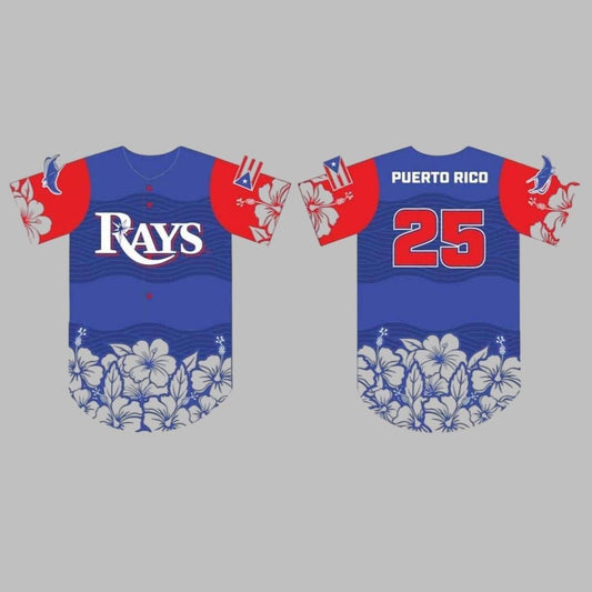 Rays Puerto Rican Heritage Jersey Giveaway 2025 - Grishko.com