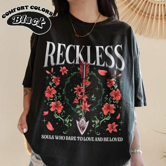 Reckless T-Shirt, Bookish T-Shirt, Kai And Paedyn Fan Shirt, Vintage Fashion, Classic Styles for Everyone, Relaxed Fit, Easygoing