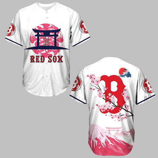 Red Sox Fuji Mount 2025 Baseball Jersey - Grishko.com