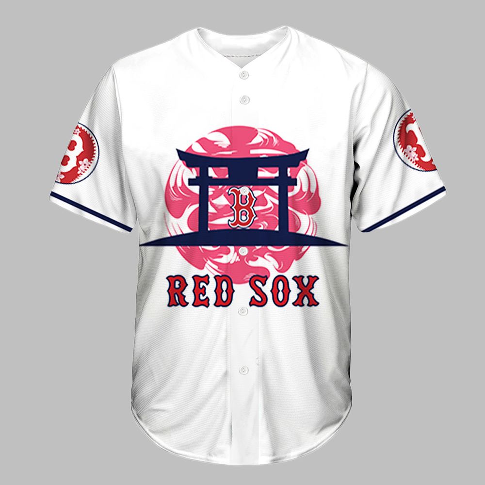 Red Sox Fuji Mount 2025 Baseball Jersey - Grishko.com