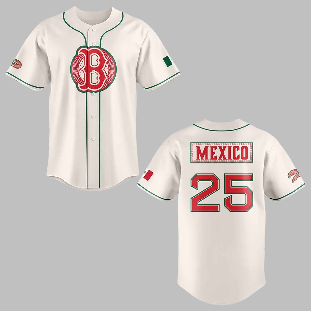 Red Sox Mexican Celebration Night 2025 Jersey - Grishko.com