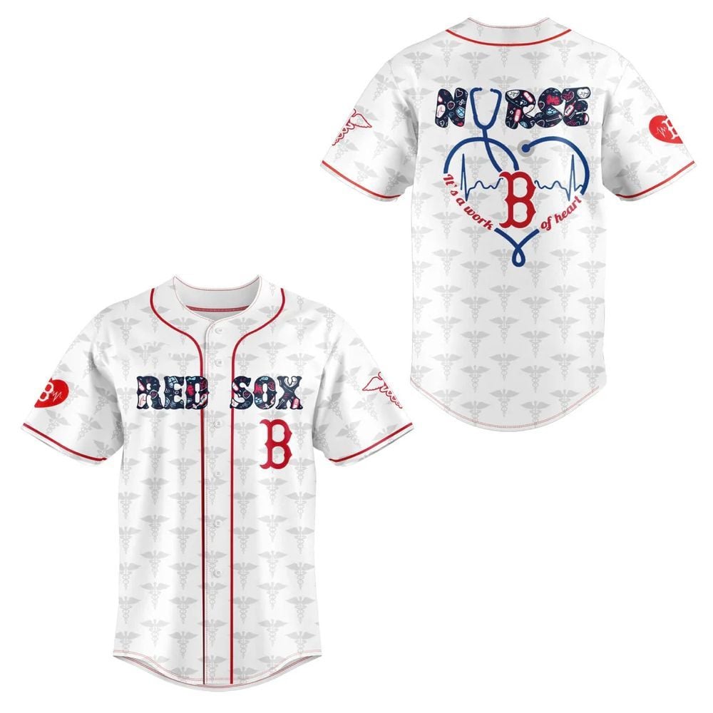 Red Sox Nurses Night Baseball Jersey 2025 - Grishko.com