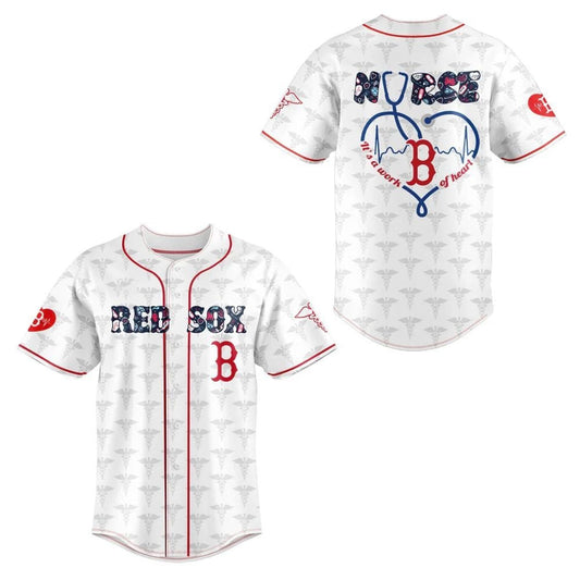 Red Sox Nurses Night Baseball Jersey 2025 - Grishko.com