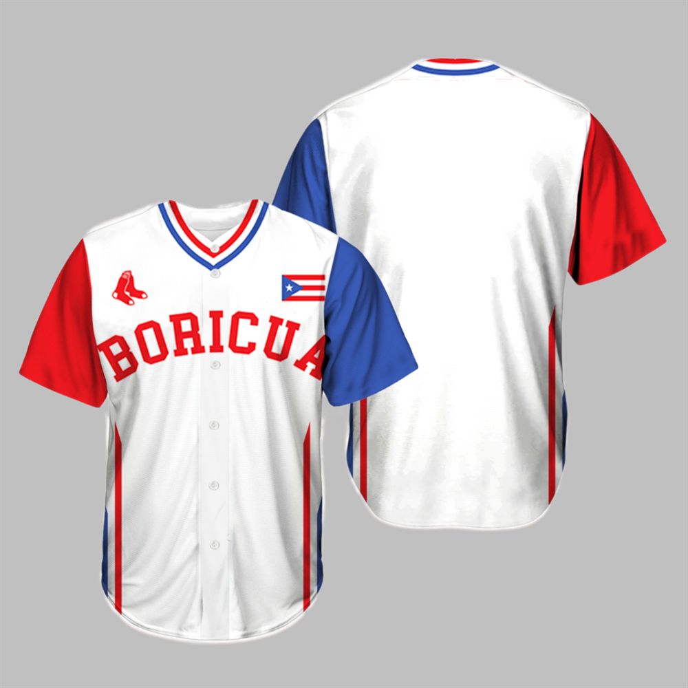 Red Sox Puerto Rican Celebration Jersey Giveaway 2025 - Grishko.com