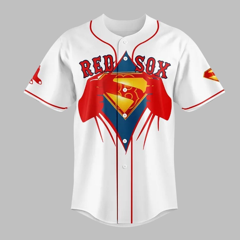 Red Sox Superman Night Jersey 2025 - Grishko.com
