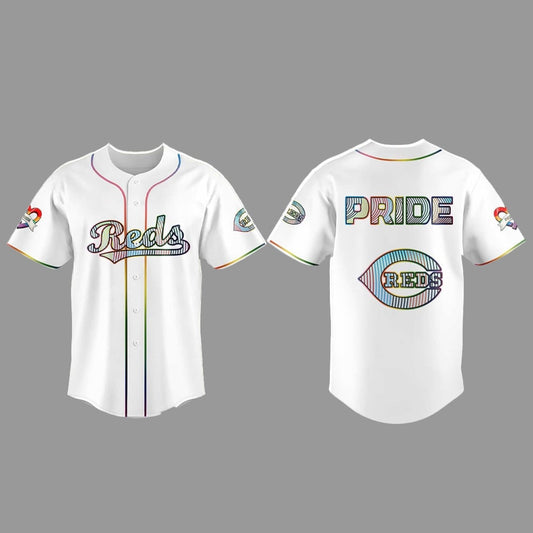 Reds LGBTQ Pride Night 2025 Baseball Jersey - Grishko.com