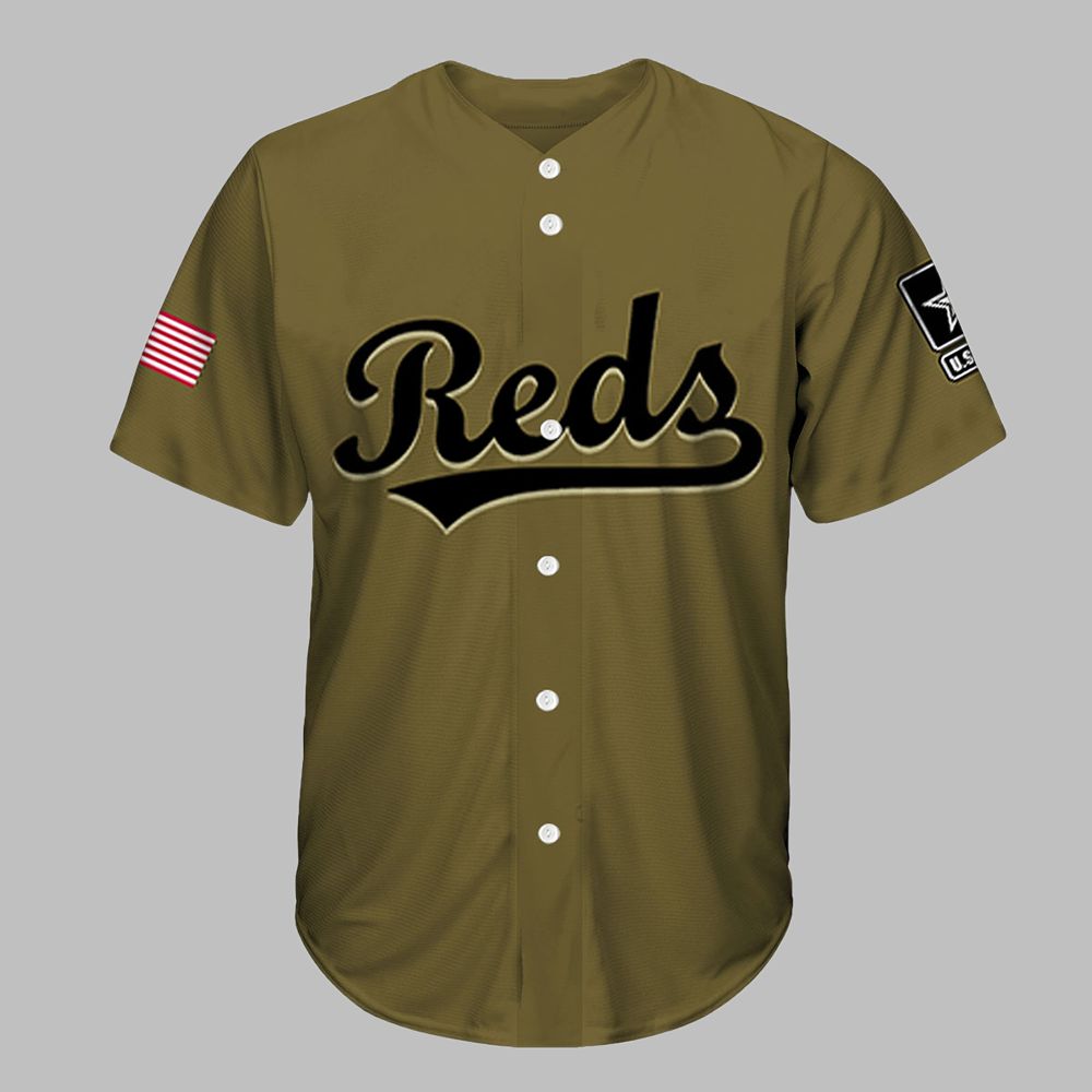 Reds Military Appreciation Night 2025 Jersey - Grishko.com