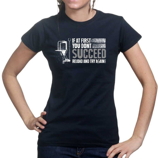 Reloading Again Ladies T-shirt Style001