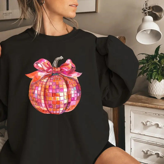 Retro Coquette Bow Pumpkin Shirt, Fall Pumpkin Coquette Bow Sweater, Fall Vibes Shirt, Fall Season Shirt, Halloween Tees,Retro Coquette Bow Pumpkin Sweatshirt, Fall Pumpkin Coquette Bow Sweater, Fall Vibes Hoodie, Fall Season Apparel, Halloween Crewneck