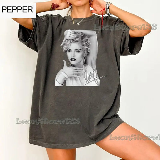 Retro Madonna T-Shirt, Madonna Black and White T-Shirt, Music T-Shirt, Gift Tee Your Friends, Unisex T-Shirt