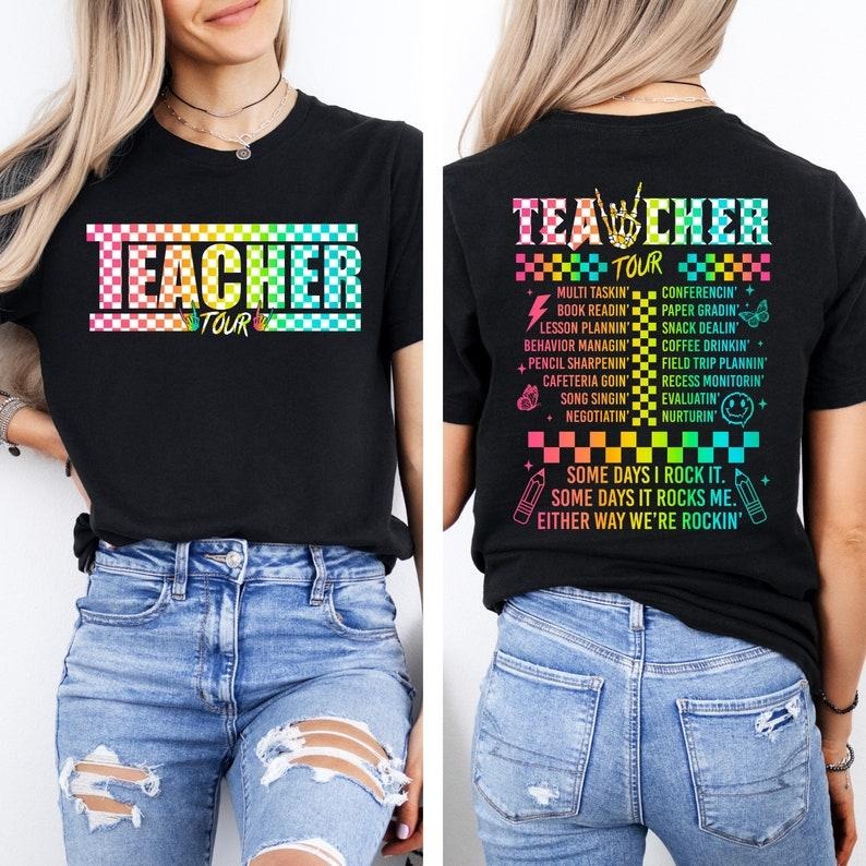 Retro Teacher Tour Shirt, ABCD Teacher Tour T-Shirt, Back To School Tee, Elementary School Teacher Shirts, First Day Of School, We are Back  T-shirt, sweater and Hoodie