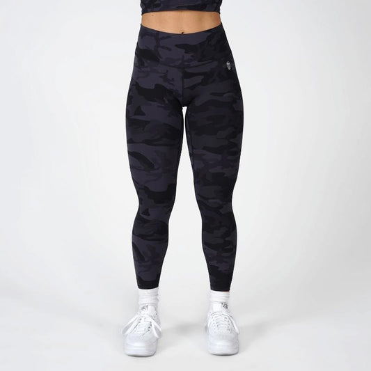 Revive Women's Midnight Camo Athletic Leggings - High-performance Compression
