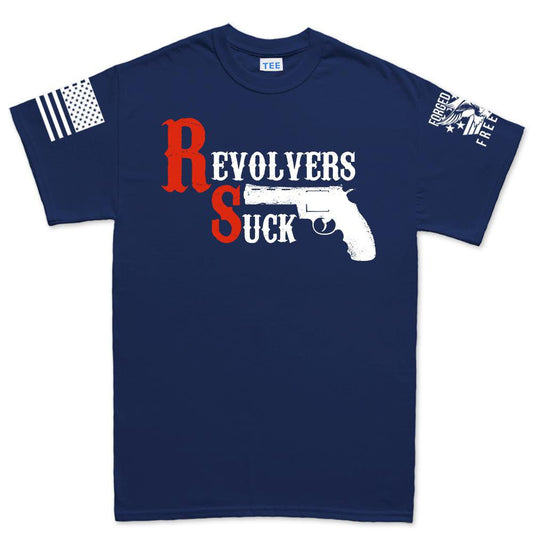 Revolvers Suck Men's T-shirt Style003