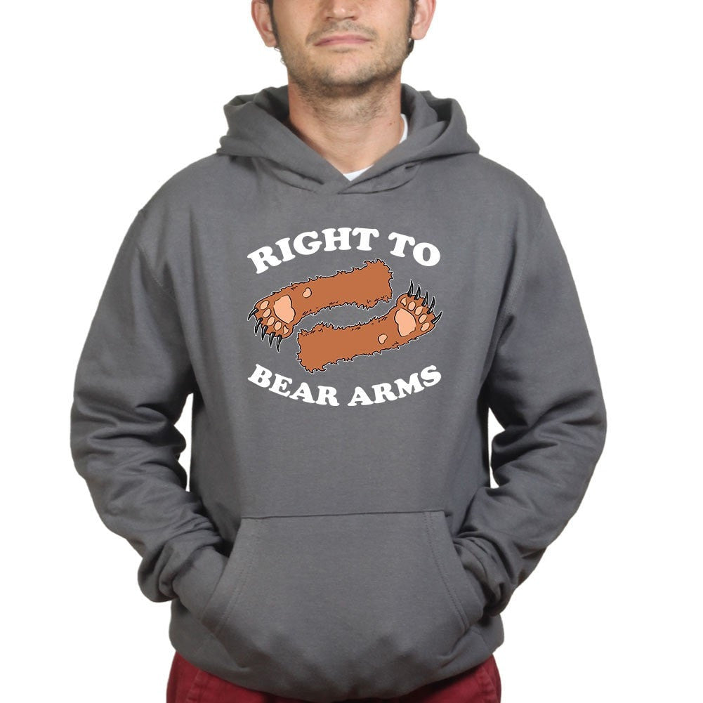 Unisex Right To Arms Bear Hoodie Style001
