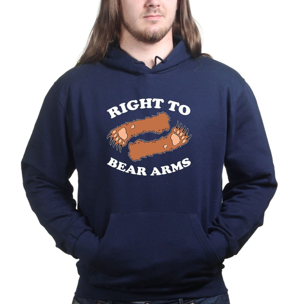 Unisex Right To Arms Bear Hoodie Style001