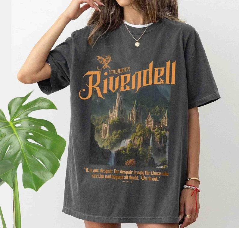 Rivendell Shirt, Lord of The Rings Shirt, Lotr Shirt, The Fellowship Shirt, Lotr Gift, The Shire Clothing Cotton