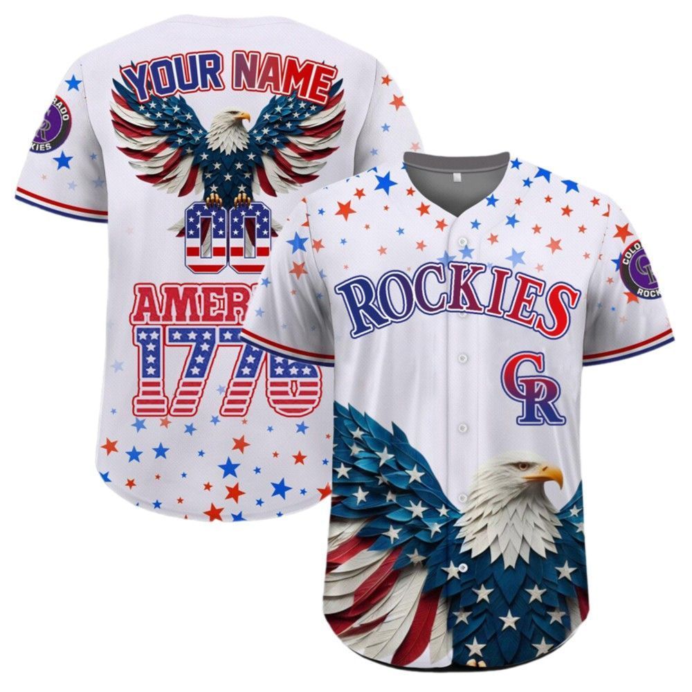 Rockies Independence Day Baseball Jersey 2025 - Grishko.com