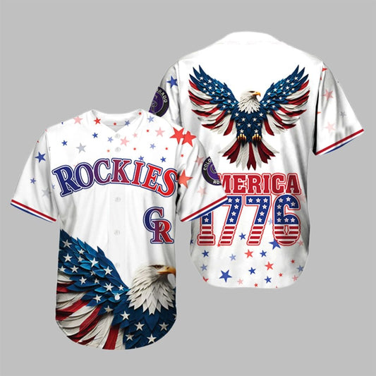 2025 Rockies Independence Day America 1776 Jersey - Grishko.com
