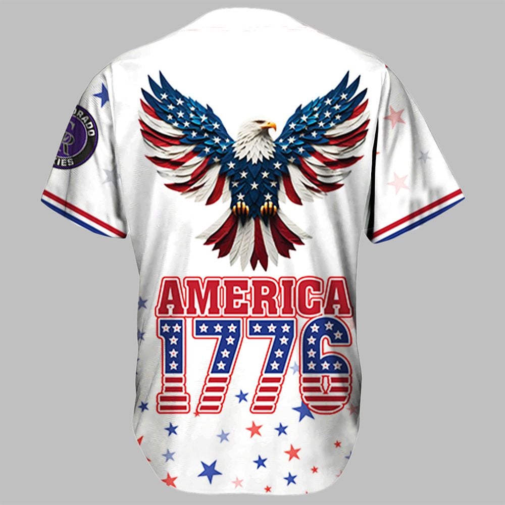 2025 Rockies Independence Day America 1776 Jersey - Grishko.com