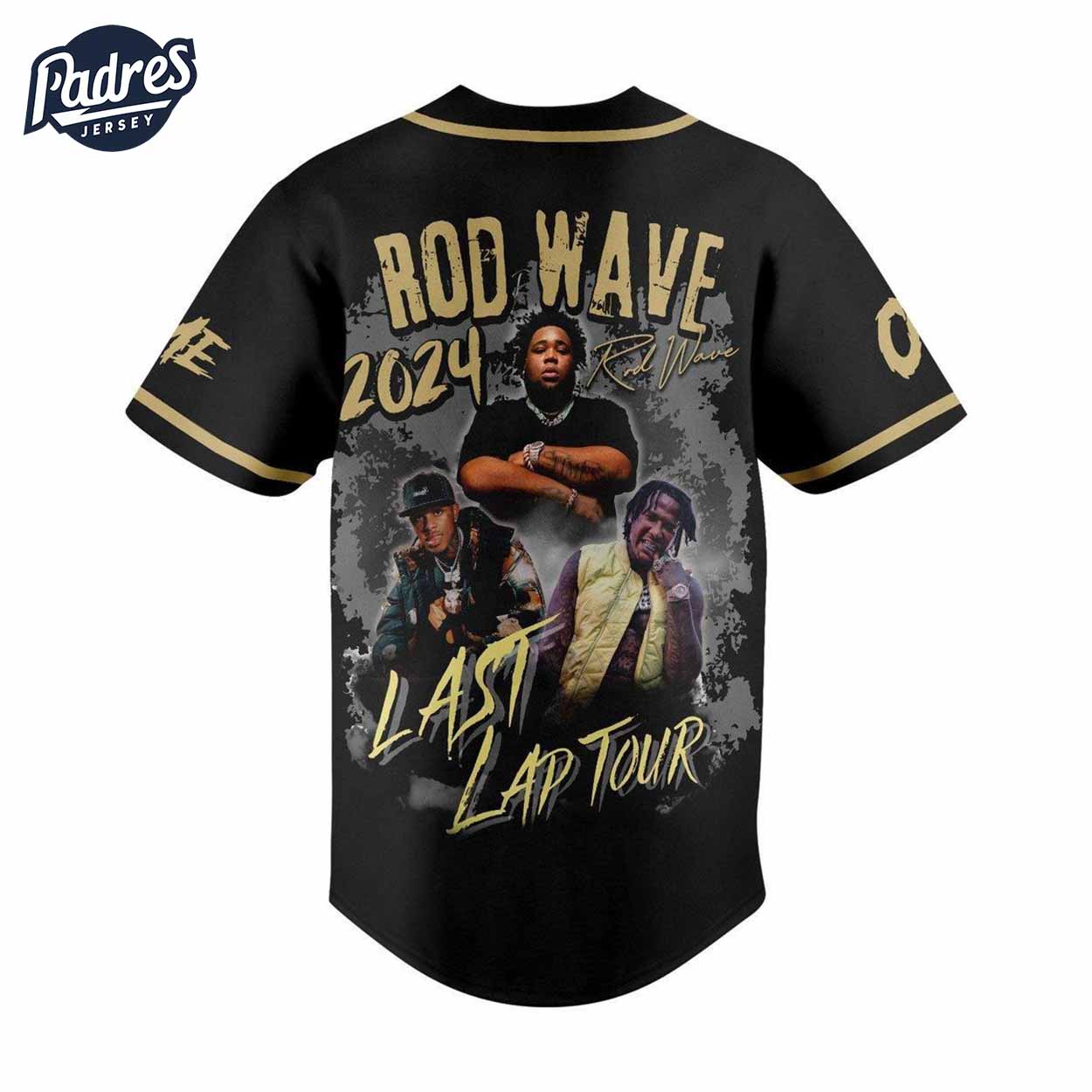 Rod Wave 2024 Last Lap Tour Custom Baseball Jersey Style - Padres Jersey Oasis: Elevate Your Baseball Style Game
