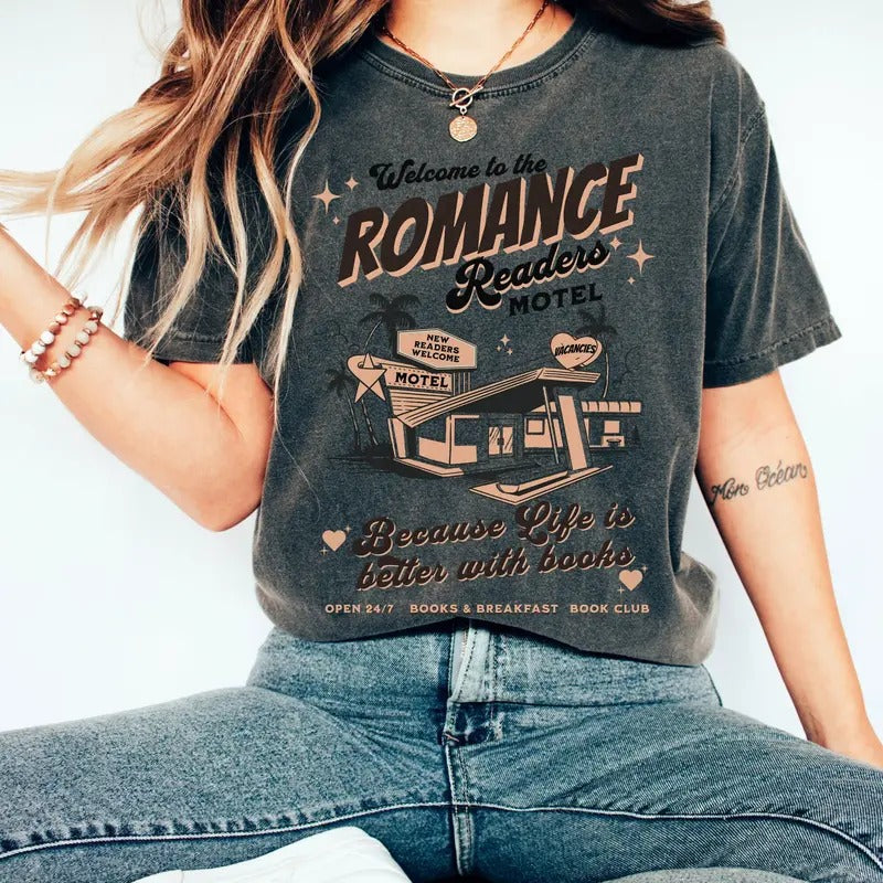 Romance Reader T-Shirt Romance Book Merch Bookish Merch Booktok Merch Smut Shirt Booklover Shirt Enemies To Lovers Shirt