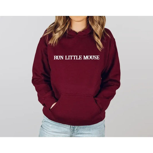 Run Little Mouse Hoodie, Haunting Adeline Women's Hoodie, Dark Romance Merch, Smut Reader Sweater, Book Lover Gift