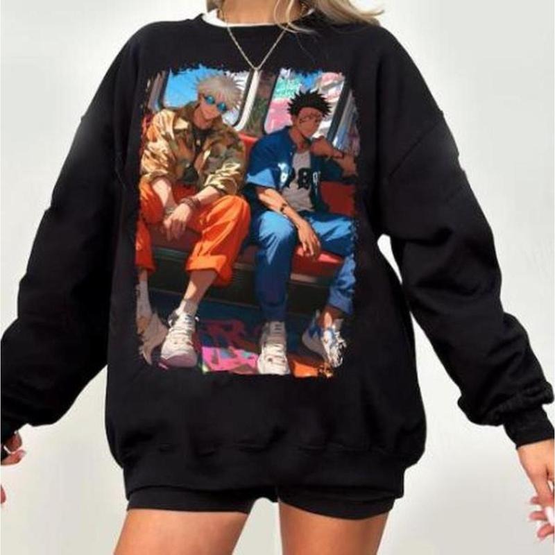 Ryomen Sukuna And Gojo Jjk Shirt Shirt, Jjk Character Shirt, Anime Unisex Shirt, Cool Colors, Brighten Up Your Look, Full Color