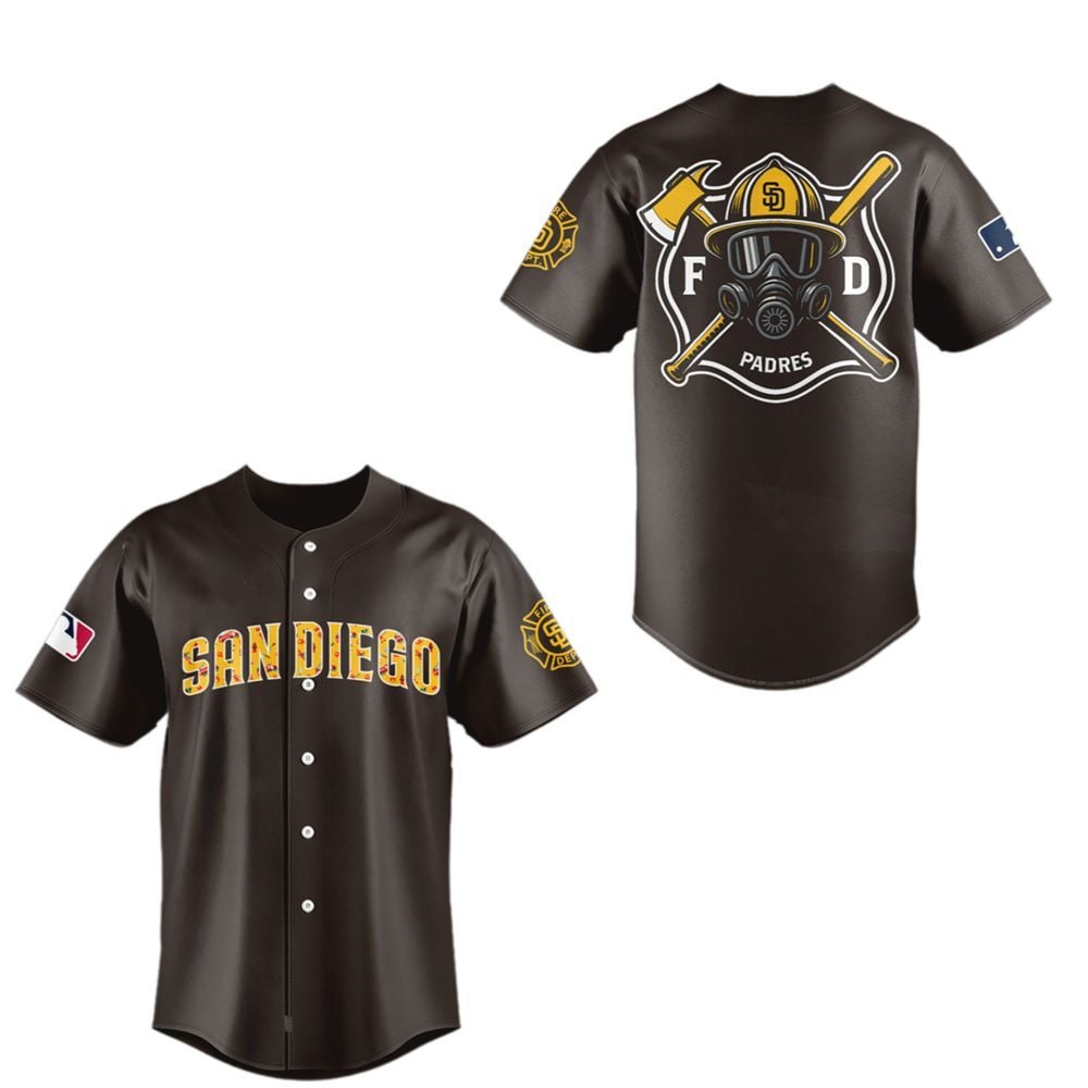 SD Padres x Firefighter Appreciation Night 2025 Jersey - Grishko.com