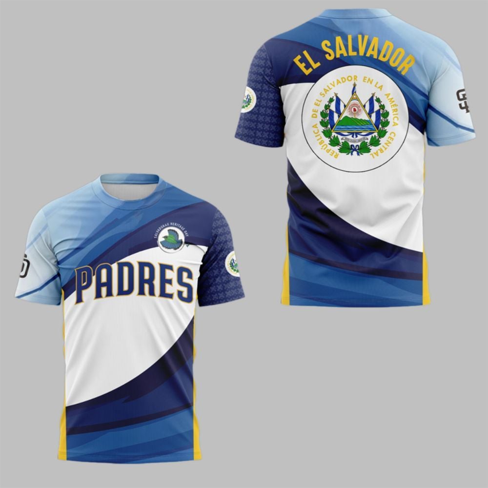 SD Padres Salvadoran Heritage Day 2025 Shirt - Grishko.com