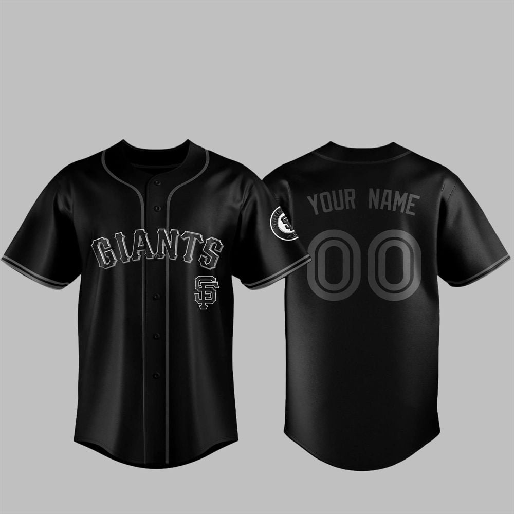 SF Giants Back In Black 2025 Jersey - Grishko.com