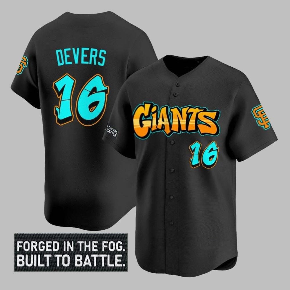 SF Giants Devers Graffiti 2025 Jersey - Grishko.com