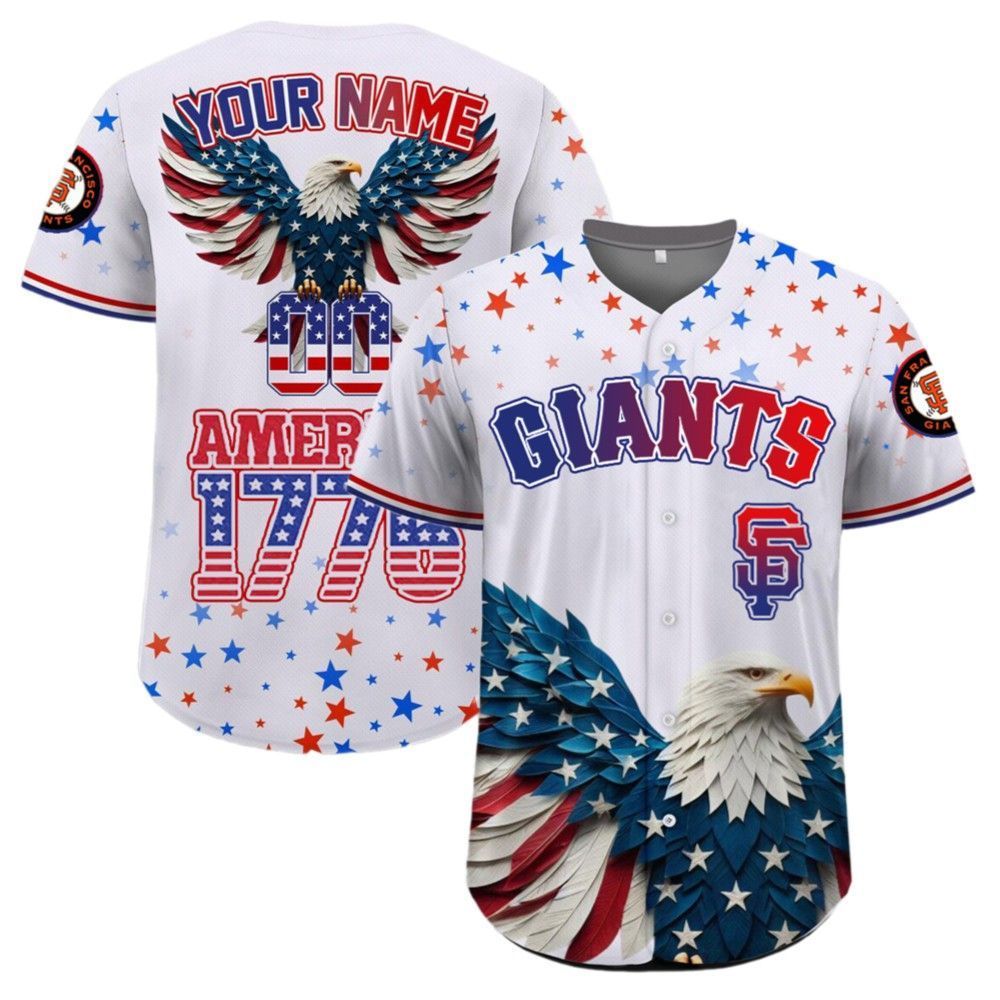 SF Giants Independence Day Baseball Jersey 2025 - Grishko.com