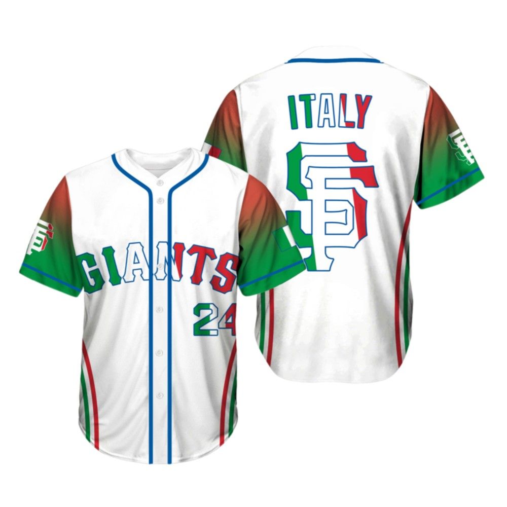 SF Giants Italian Heritage Night 2025 Jersey - Grishko.com