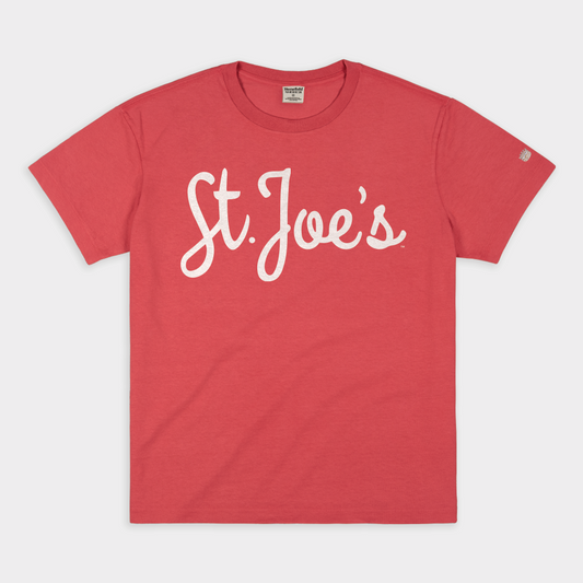 Saint Joseph's Hawks Script Vintage Heavyweight Tee Style001