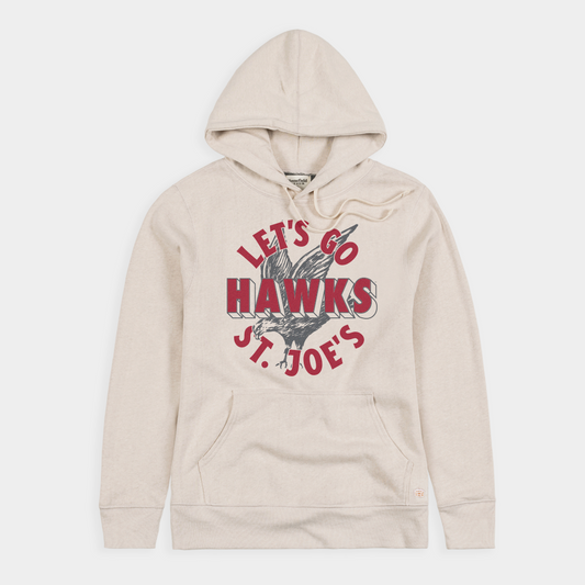 Saint Joseph's "Let's Go Hawks" Vintage Hoodie Style001