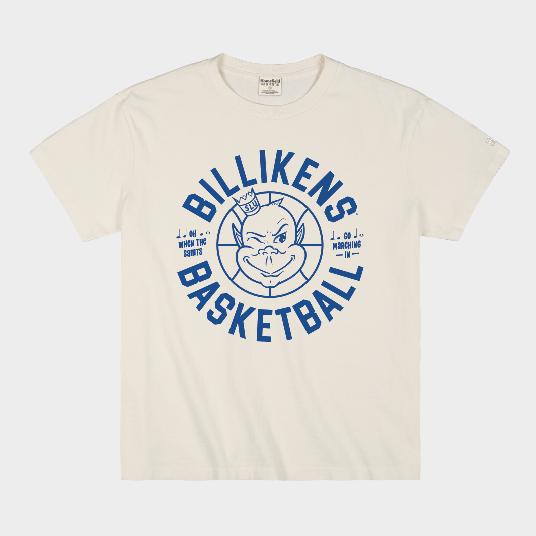 Saint Louis Billikens Basketball Saints Vintage Heavyweight Tee Style001