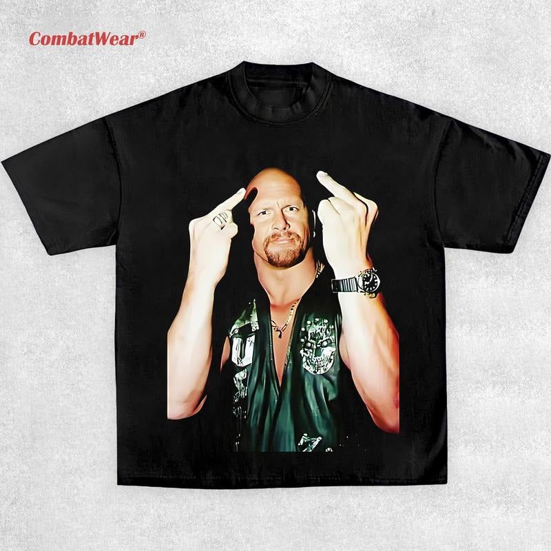 STONE COLD STEVE AUSTIN NEW TEE, Wrestling Tee, WWE Tee, Wrestling Gift, Sports Shirt, Workout T-shirt, Gift for Him Gift For Her Hoodie Sweatshirts