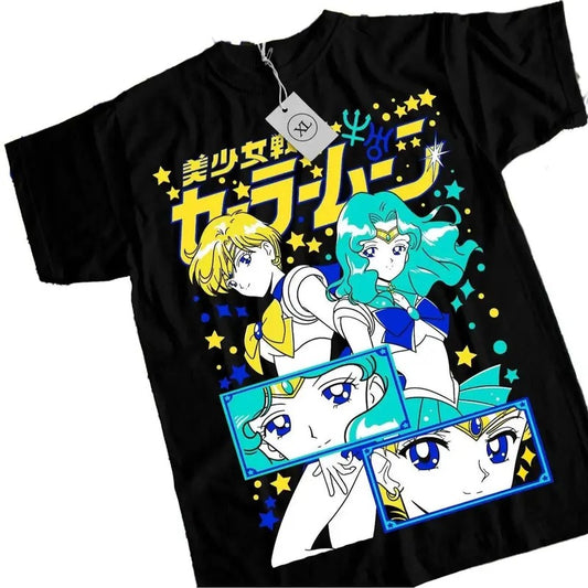 Sailor Uranus & Sailor Neptune T-Shirts - Sailor Moon Sweatshirt, Hoodie, Comfort Colors