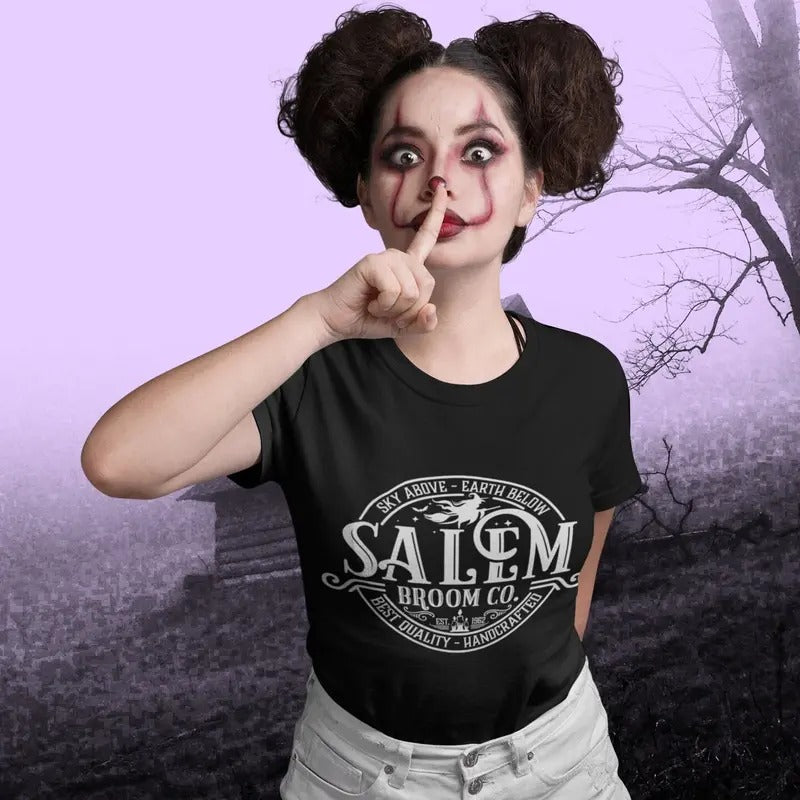 Salem Broom Company Salem Broom Co Halloween Cut File Halloween Witch