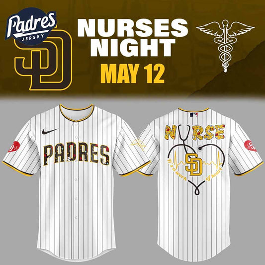 San Diego Padres Baseball Jersey For Nurses Night 2025 Season - Padres Jersey Oasis: Elevate Your Baseball Style Game