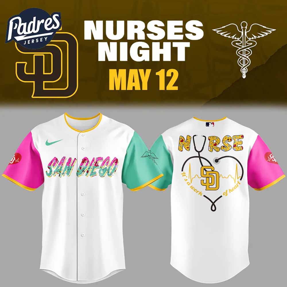 San Diego Padres Baseball Jersey For Nurses Night 2025 - Padres Jersey Oasis: Elevate Your Baseball Style Game