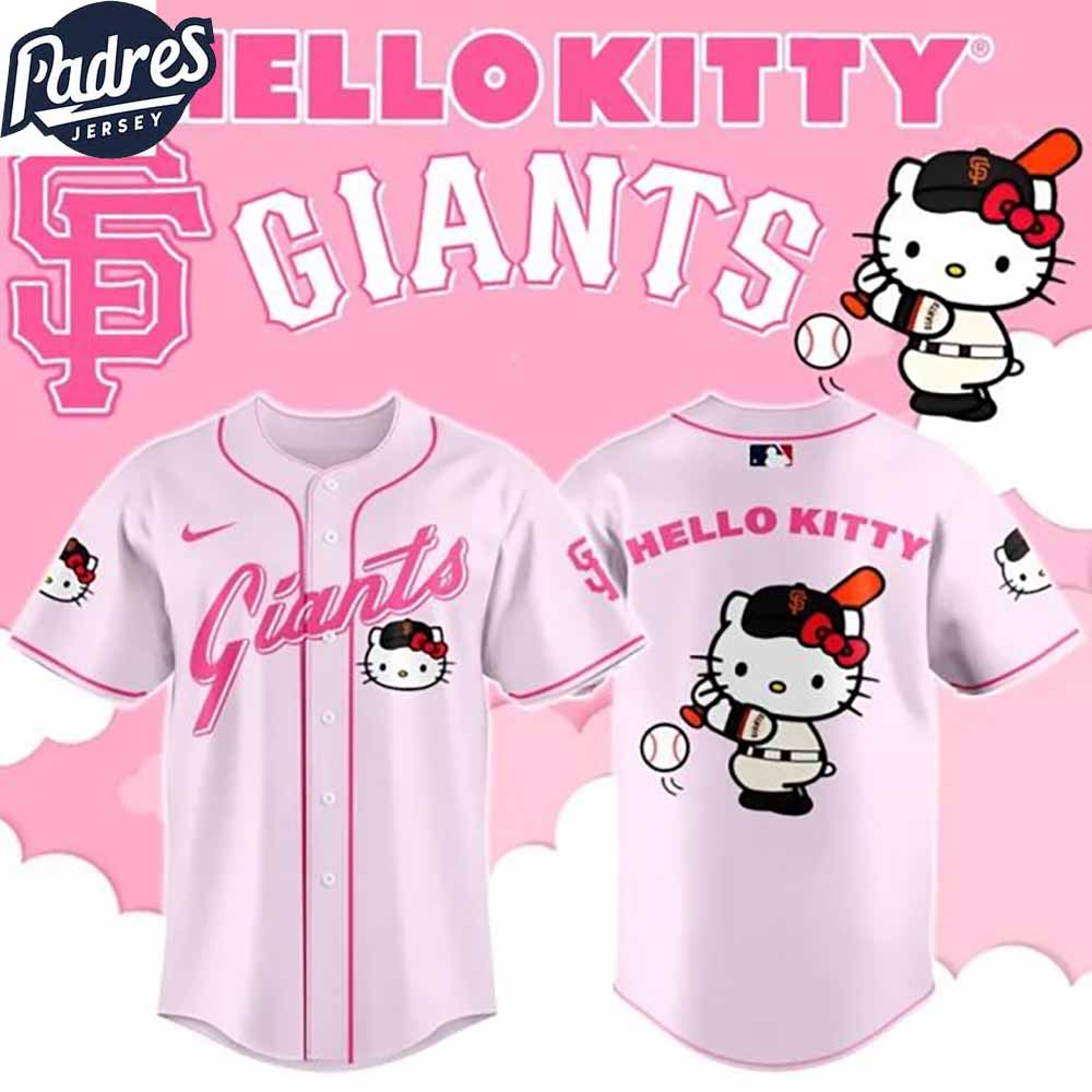 San Francisco Giants x Hello Kitty Game 2025 Baseball Jersey Style - Padres Jersey Oasis: Elevate Your Baseball Style Game
