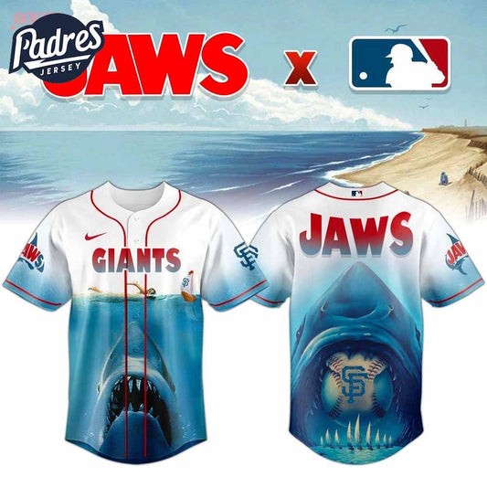 San Francisco Giants x Jaws 2025 Baseball Jersey - Padres Jersey Oasis: Elevate Your Baseball Style Game