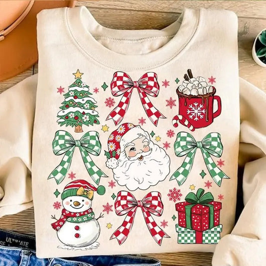 Santa Sweatshirt, Christmas Sweatshirt, Santa Tee, Santa T-Shirt, Christmas Crewneck, Christmas Sweater, Christmas Shirts for Men, for Women christmas sweatshirt