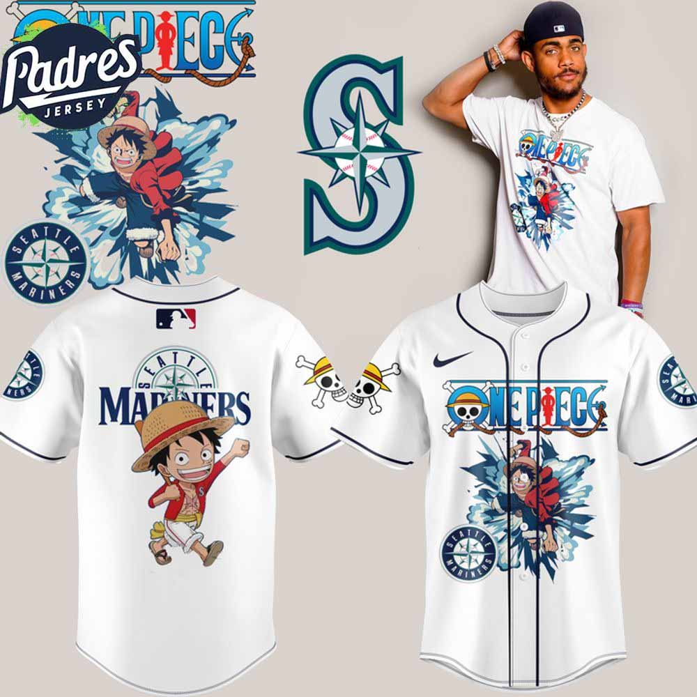 Seattle Mariners x One Piece 2025 Baseball Jersey - Padres Jersey Oasis: Elevate Your Baseball Style Game