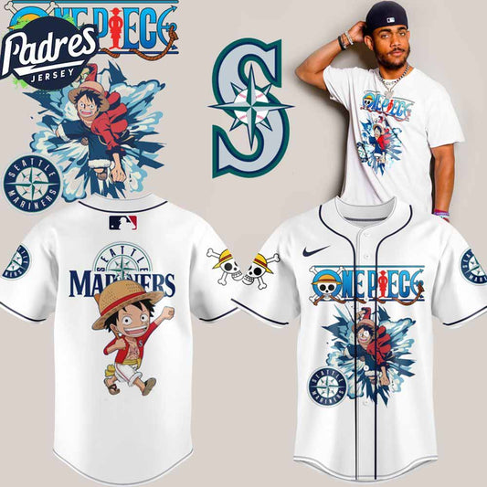Seattle Mariners x One Piece 2025 Baseball Jersey - Padres Jersey Oasis: Elevate Your Baseball Style Game
