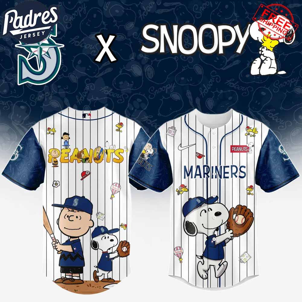 Seattle Mariners x Peanuts Night 2025 Limited Edition Baseball Jersey - Padres Jersey Oasis: Elevate Your Baseball Style Game