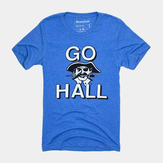 Vintage Go Hall Seton Hall Tee Style001