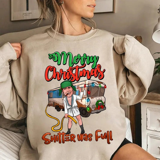 Shitters full merry Christmas shirt sublimation design download, Merry Christmas shirt, Christmas vibes shirt