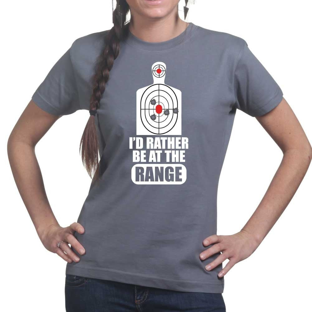Rather Be At The Range Ladies T-shirt Style001